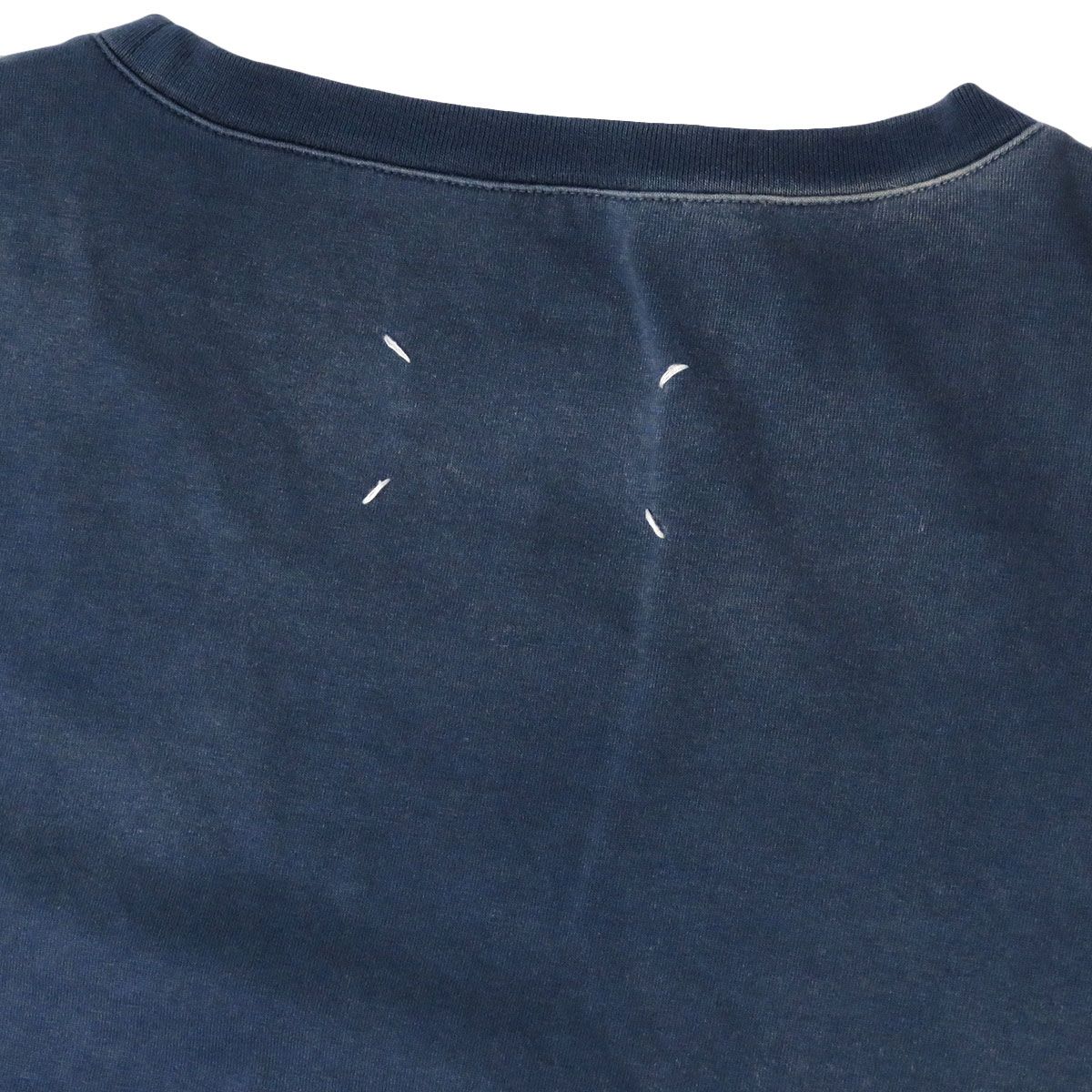 メゾンマルジェラ オーバーサイズ オーバーダイ ロゴ Tシャツ