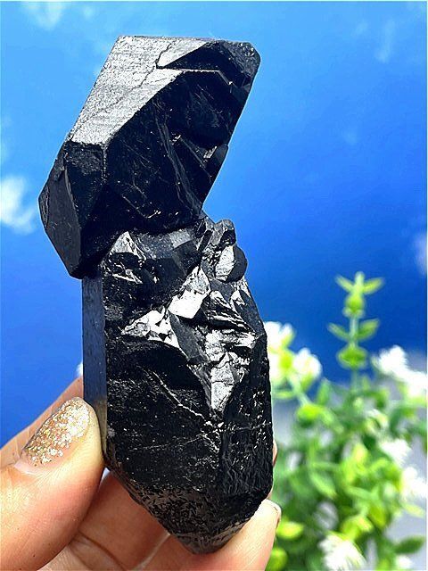 AAA級【魔除け】◇天然モリオン(黒水晶）クラスターB88C6/34C33D