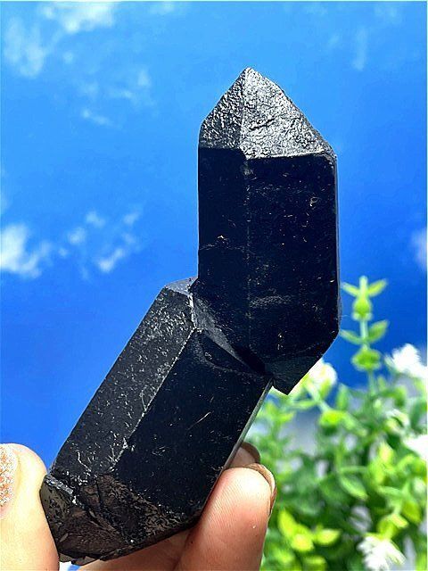 AAA級【魔除け】◇天然モリオン(黒水晶）クラスターB88C6/34C33D