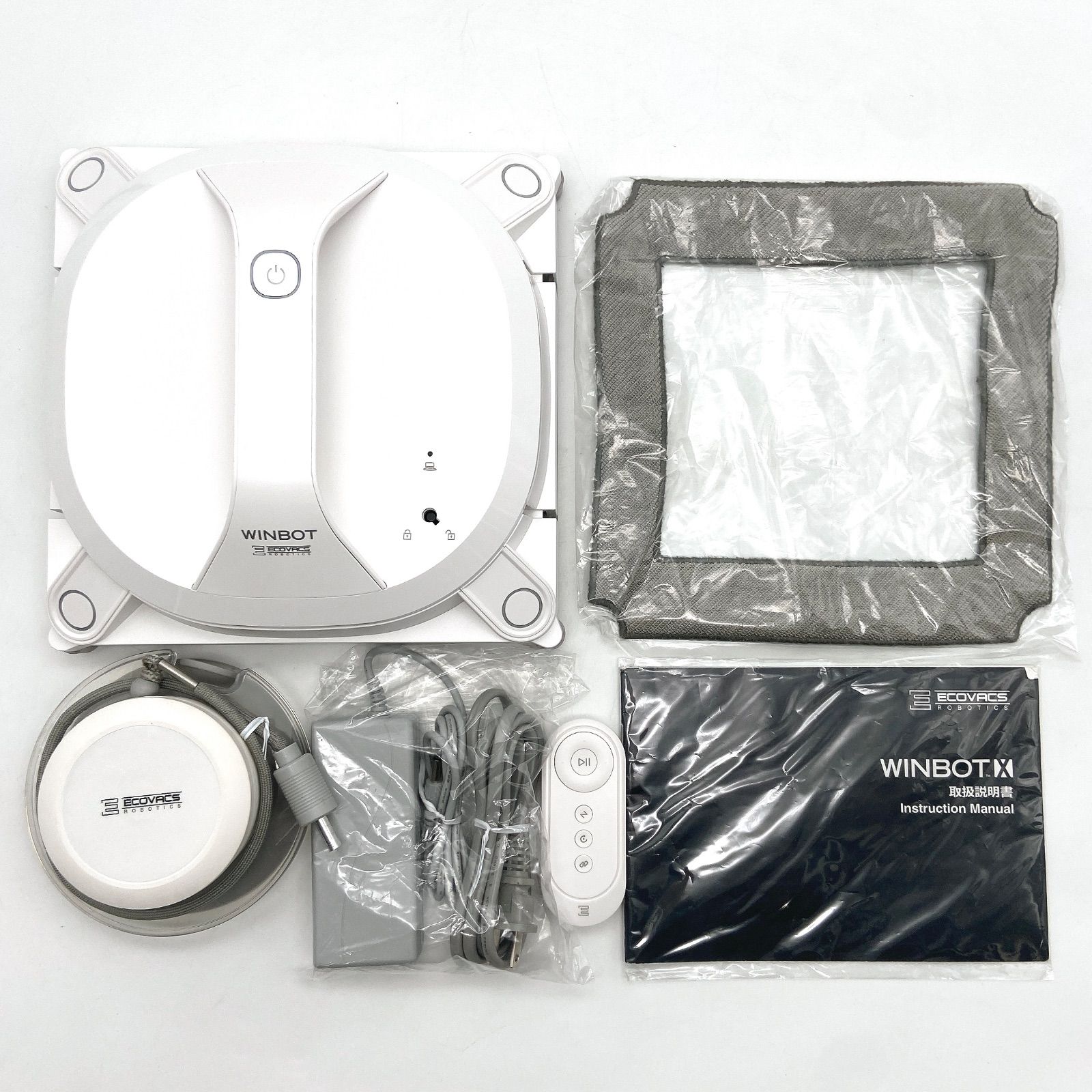 ECOVACS WA30(ホワイト) WINBOT X 窓用ロボット掃除機 【公式通販】