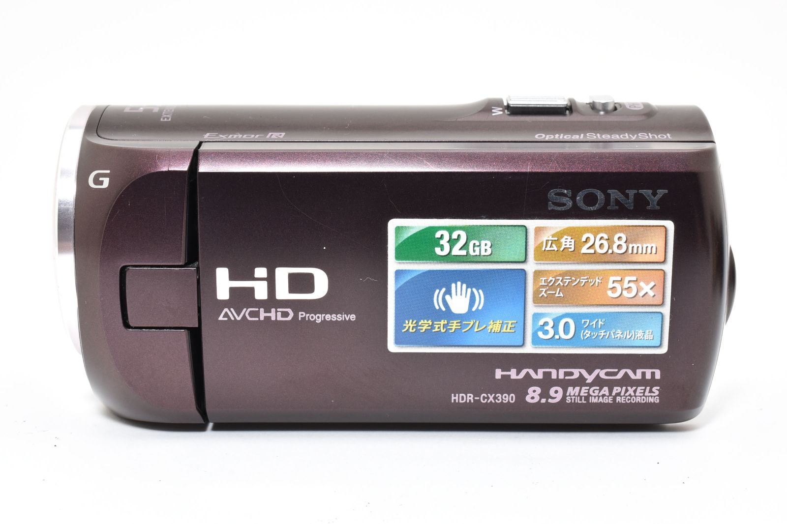 □ 良品 □ ソニー SONY HDR-CX390 ブラウン HANDYCAM デジタル ビデオ