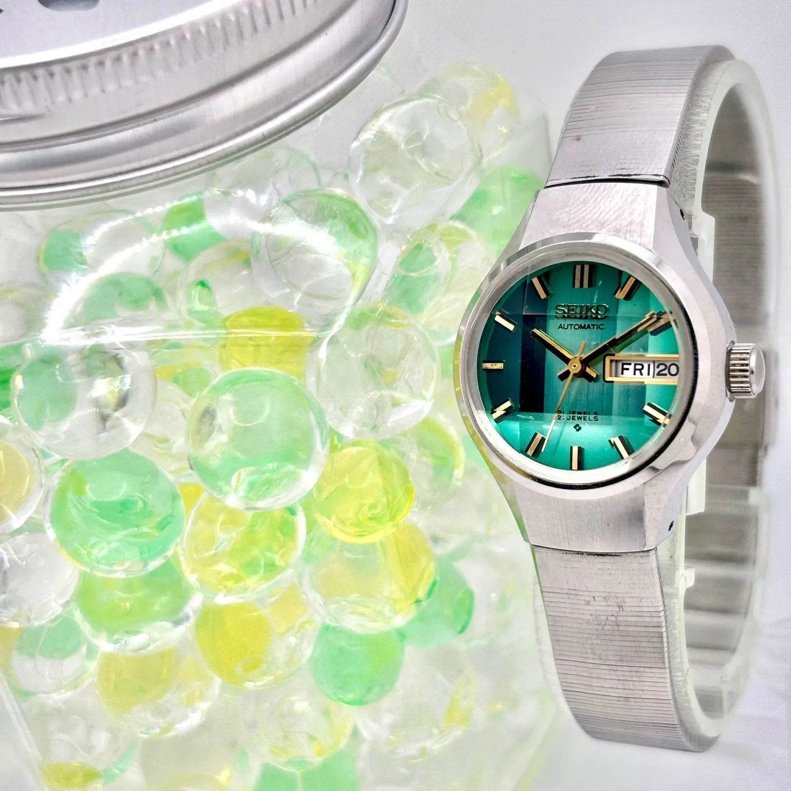 稼働】SEIKO セイコー 機械式 自動巻き レディース 腕時計 カット