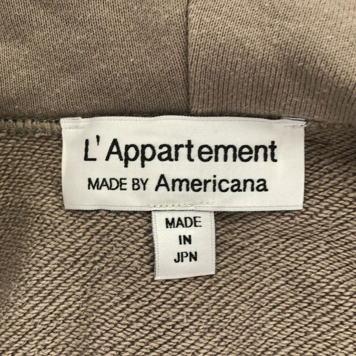 L'Appartement (アパルトモン)×Americana ジップパーカー レディース