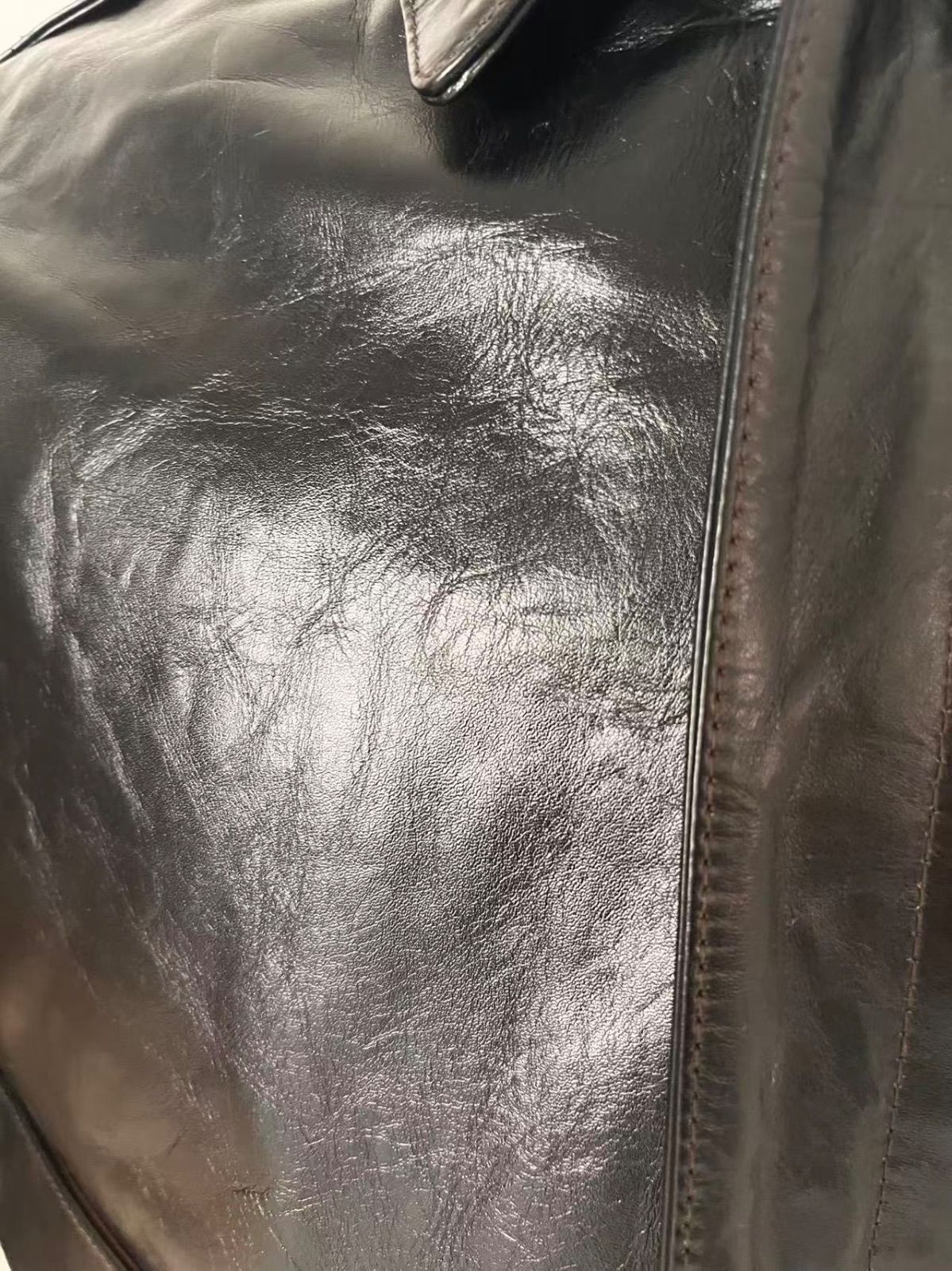 実名復刻 赤リブ A−2 フライトジャケット 馬革 M - メルカリ