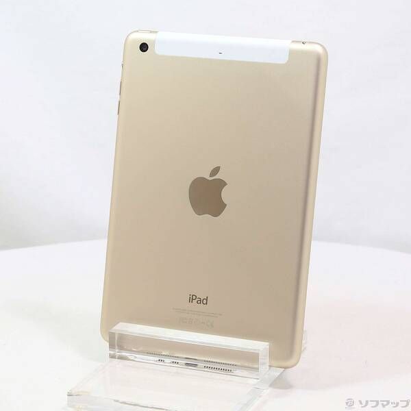  〔中古品〕 iPad mini 3 16GB ゴールド MGYR2J／A docomo【262】 iPad本体