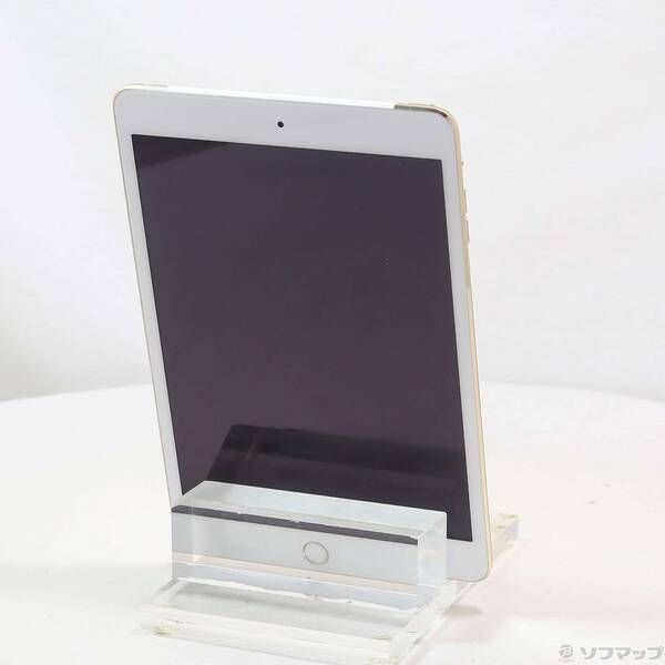 iPad 16GB mini - 美 3｜Apple 〔中古品〕 iPad mini 3 16GB ゴールド MGYR2J／A docomo【262】