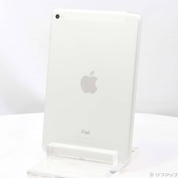 美品 iPad mini 4 64GB au MK732J/A シルバー 品〕 iPad mini ストア 4 64GB シルバー MK732J／A SIMフリー【349】