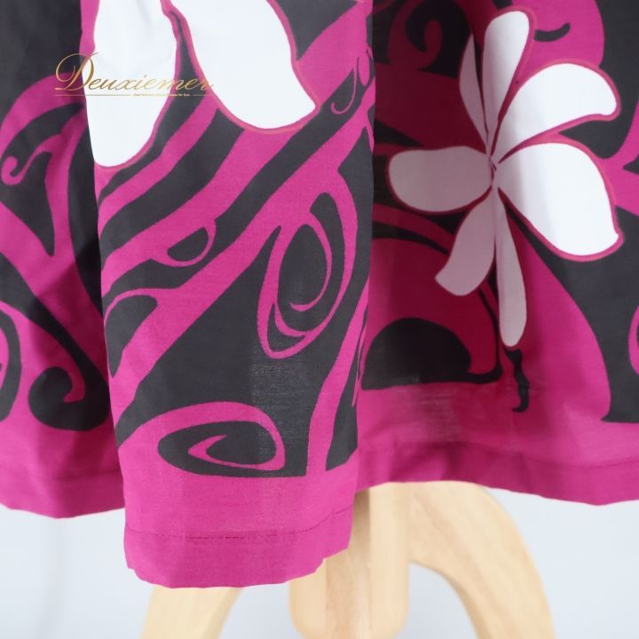 フラダンス 衣装 パウスカート アロハスタンダード パープル系 ALOHA