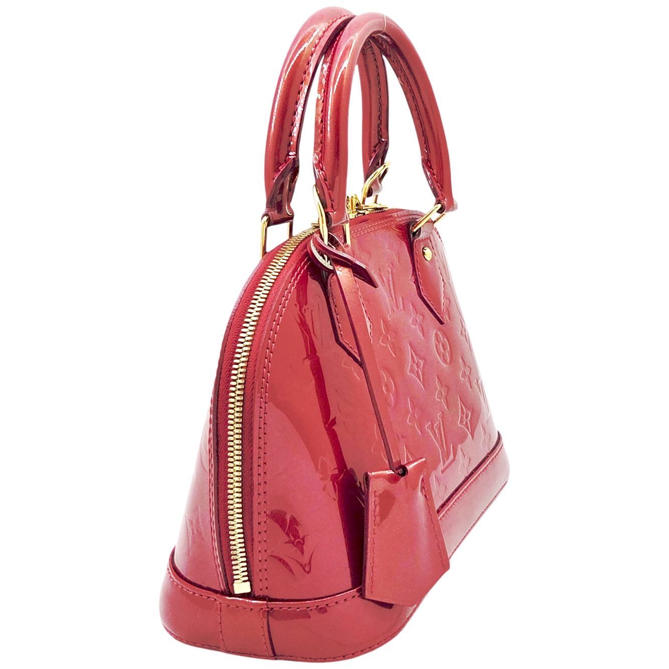 LOUIS VUITTON ルイ ヴィトン モノグラム ヴェルニ アルマBB 