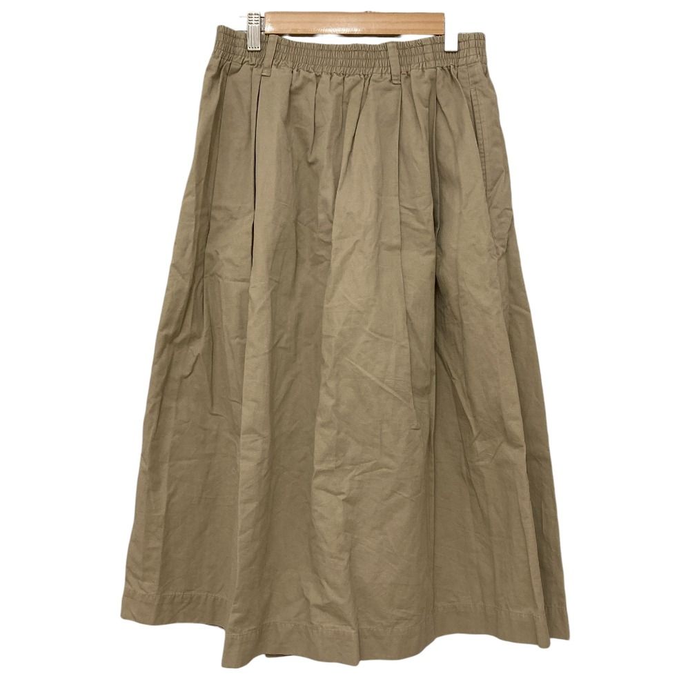 美品 MARGARET HOWELL マーガレットハウエル コットンリネン ミモレ丈