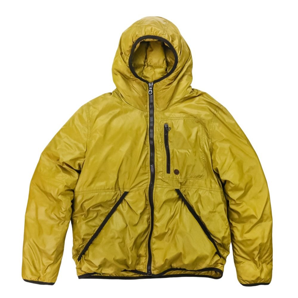 【お値下げ】美品 HUNTING WORLD フーデッド ダウンジャケット 50 良品 HUNTING WORLD DUVETICA ハンティングワールド デュベティカ