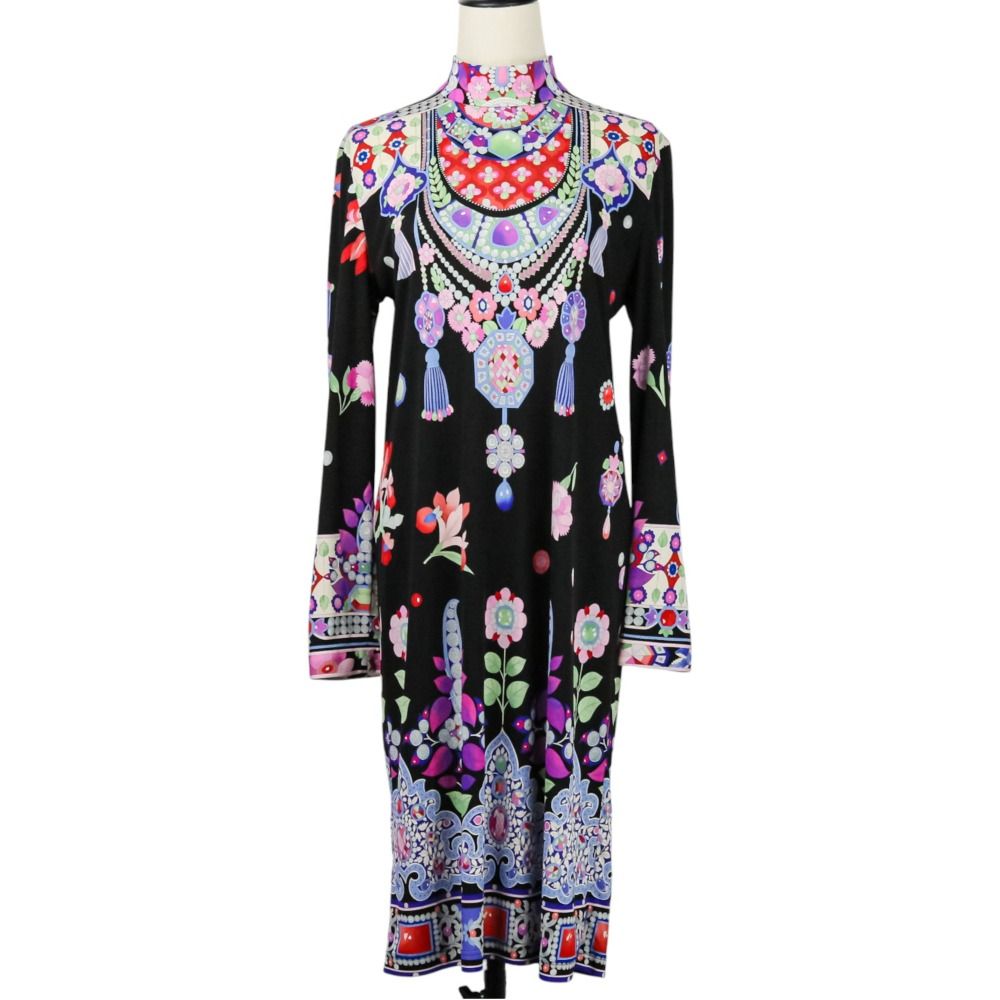 美品 LEONARD PARIS レオナールパリ ジュエリー フラワープリント