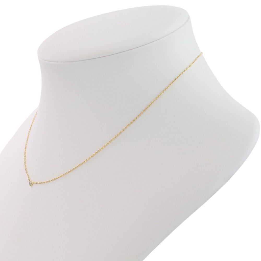 美品 Tiffany& Co. ティファニー 750 K18 バイザヤード 1Pダイヤモンド