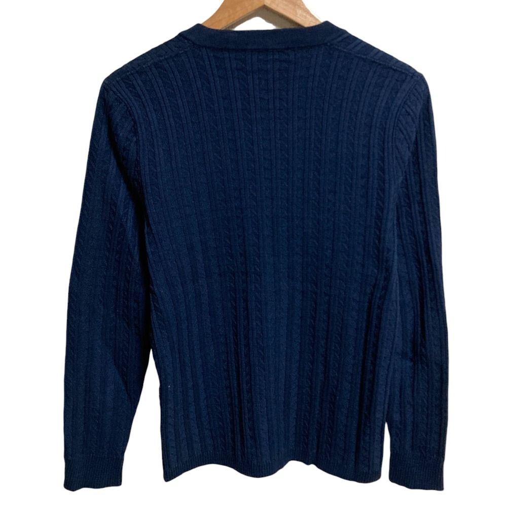 CELINE セリーヌ ヴィンテージ ケーブルニットカーディガン ネイビー