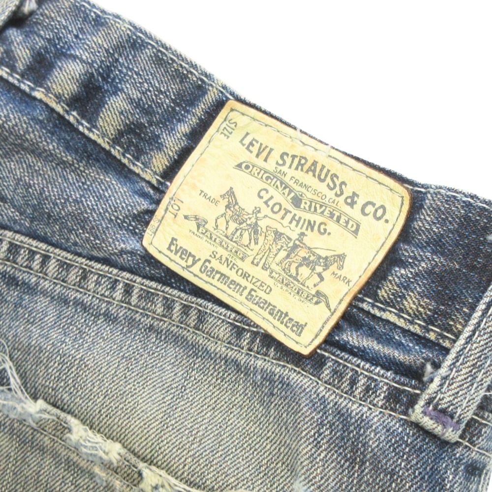 良品 Levi's リーバイス 502-03 デニム パンツ 日本製 05年製 W31 ブルー メンズ 古着 中古 USED