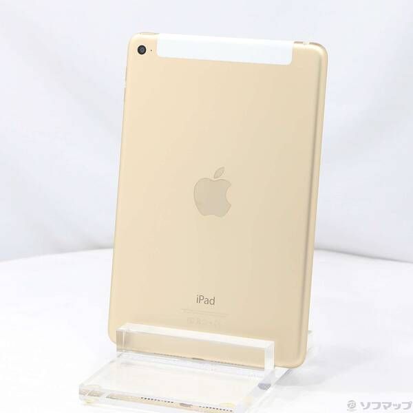 〔中古品〕 iPad mini 4 16GB ゴールド MK712J／A docomoロック解除SIMフリー【251】