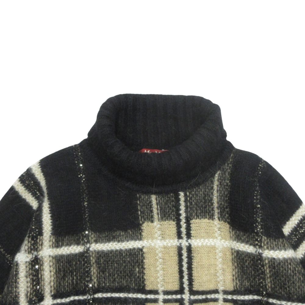 未使用 Max Mara Studio マックスマーラステュディオ チェック ウール  