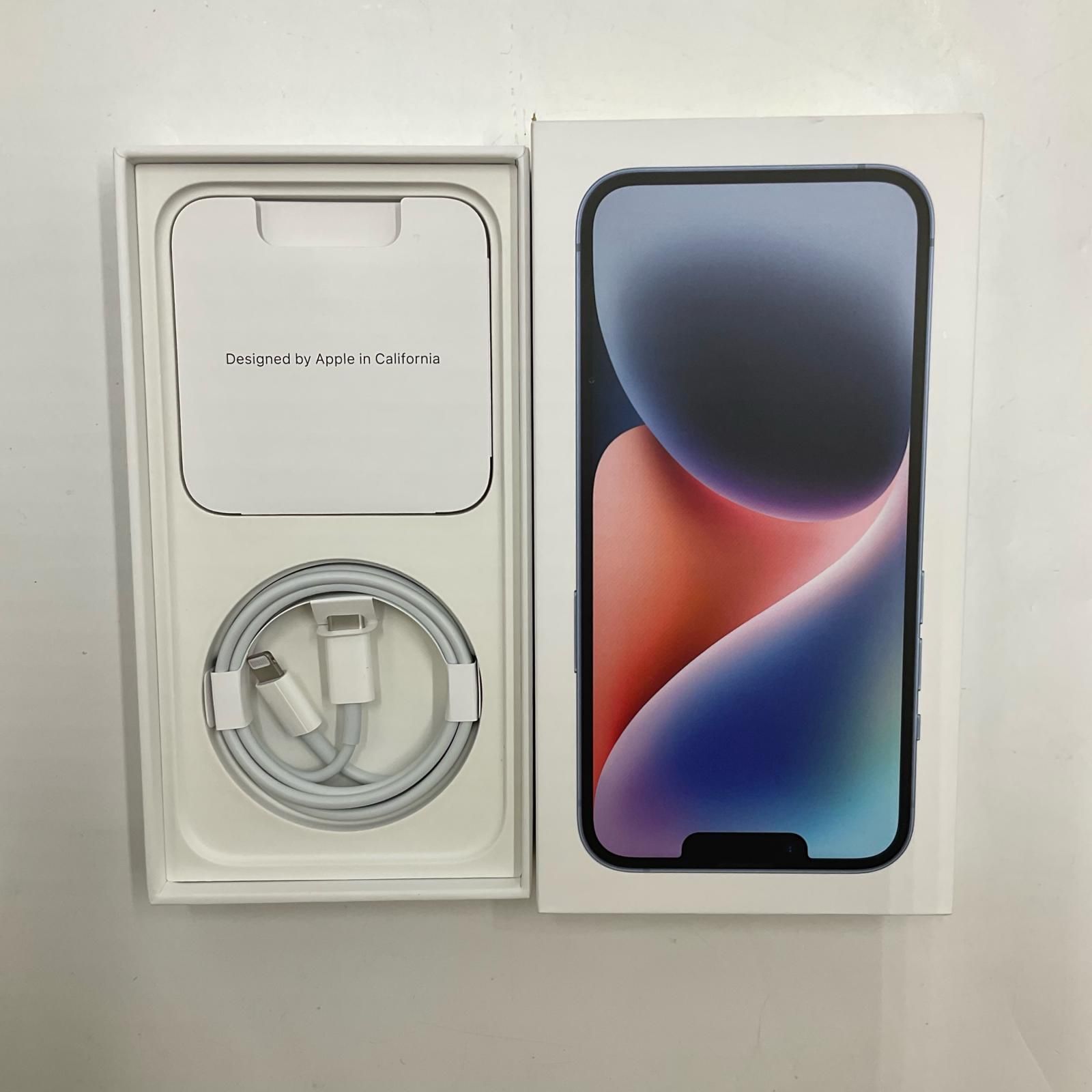 iPhone 14 128GB ブルー SIMフリー 白ロム 超美品 動作確認済 84