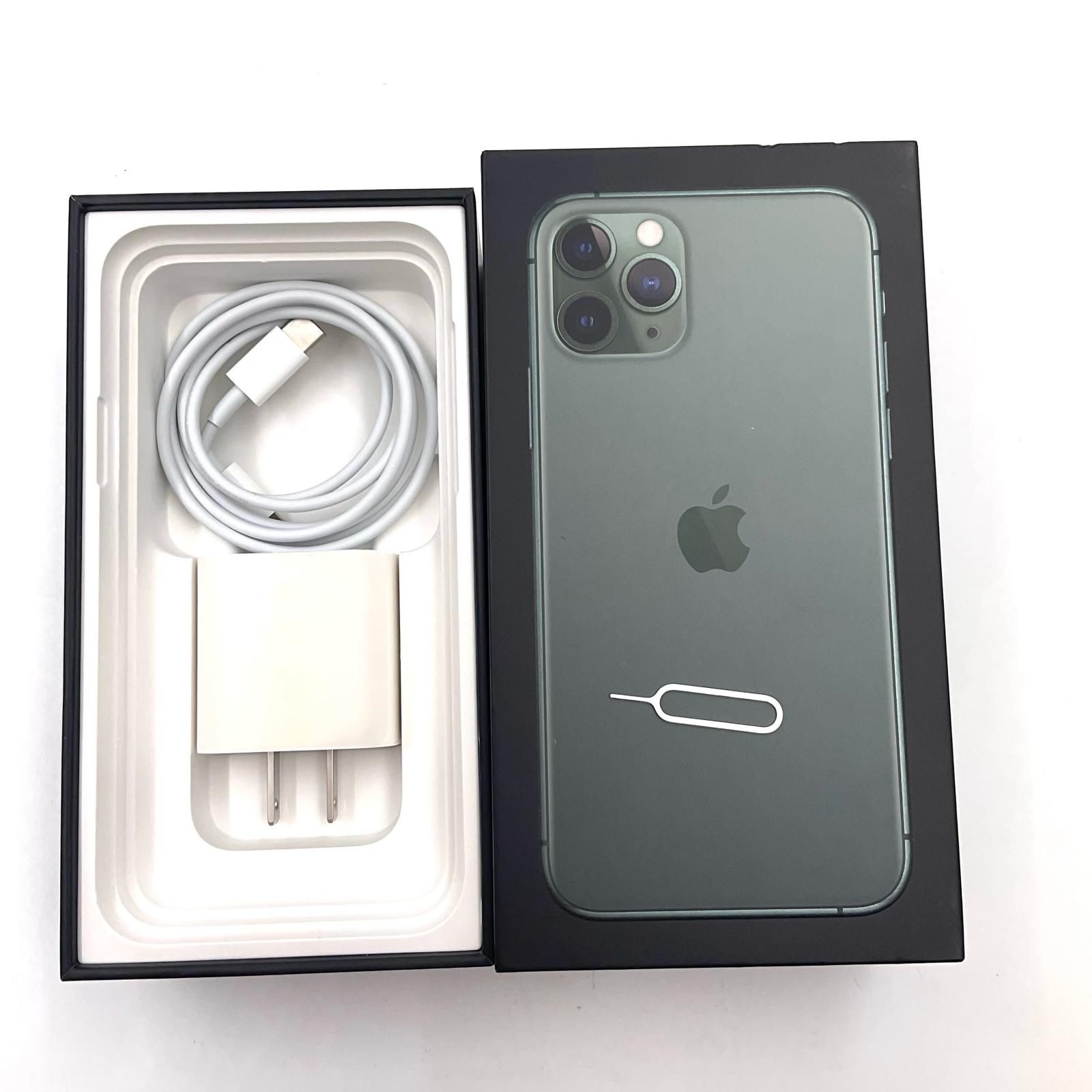 美品　iPhone 11Pro 256GB ミッドナイトグリーン　SIMフリー iPhone 11 Pro 256GB - ミッドナイトグリーン - Simフリー 【整備済み