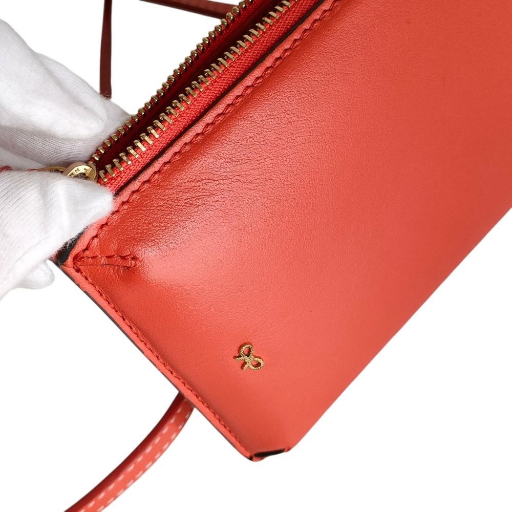 美品 ANYA HINDMARCH アニヤハインドマーチ I AM A PLASTIC BAG Zip