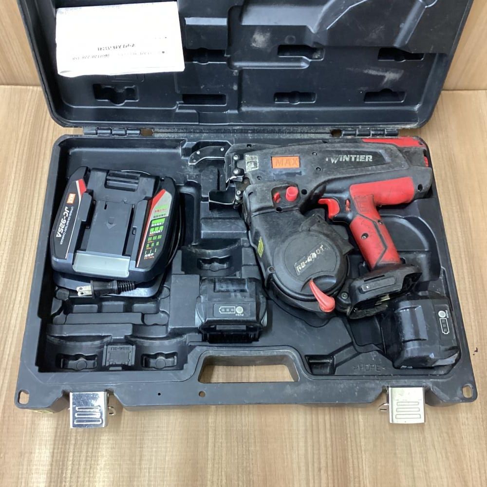 マックス  RB-440T-B2C/1450A  バッテリ 2個 【ほぼ未使用】 RB-440Tシリーズの製品詳細ページ | 鉄筋結束機(ツインタイア