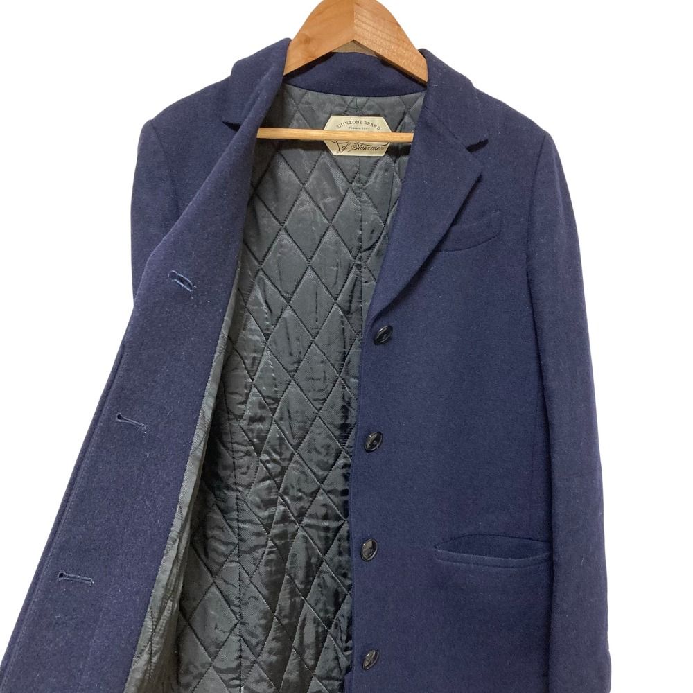 THE SHINZONE ネイビー　チェスターコート THE SHINZONE シンゾーン WOOL CHESTER COAT ウールチェスターコート