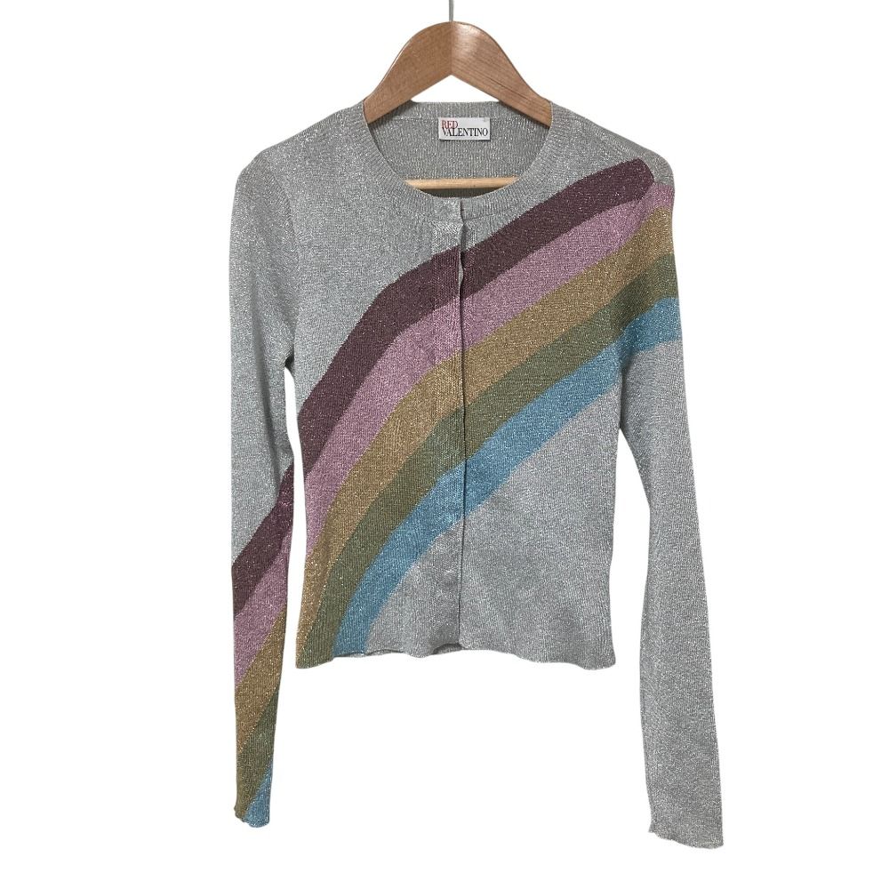 新品未使用　レッドヴァレンティノ　ゴールドカーディガン 楽天市場】バレンチノ（カーディガン・ボレロ｜トップス）：レディース