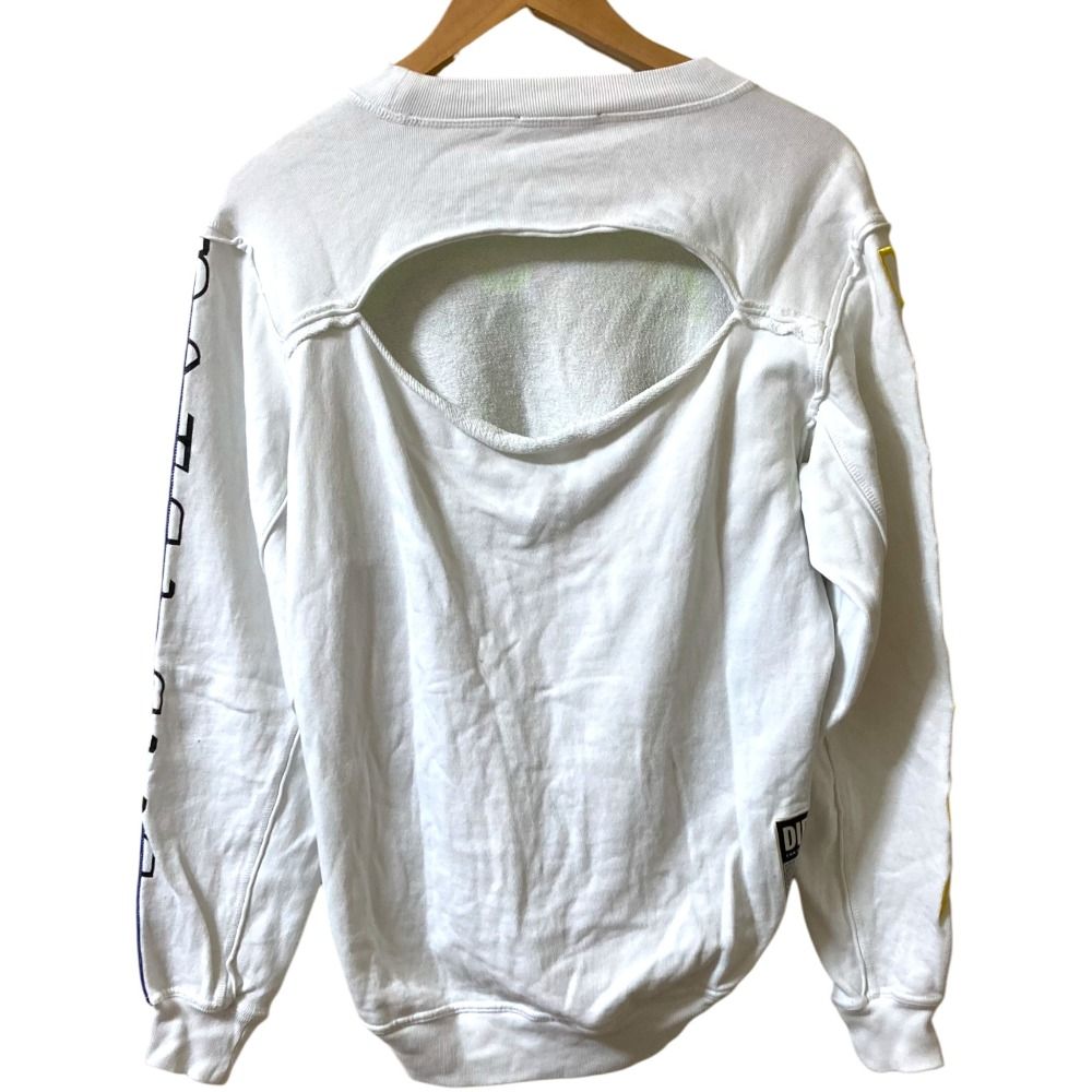 良品 DIESEL ディーゼル リメイク 再構築 スウェットトレーナー S