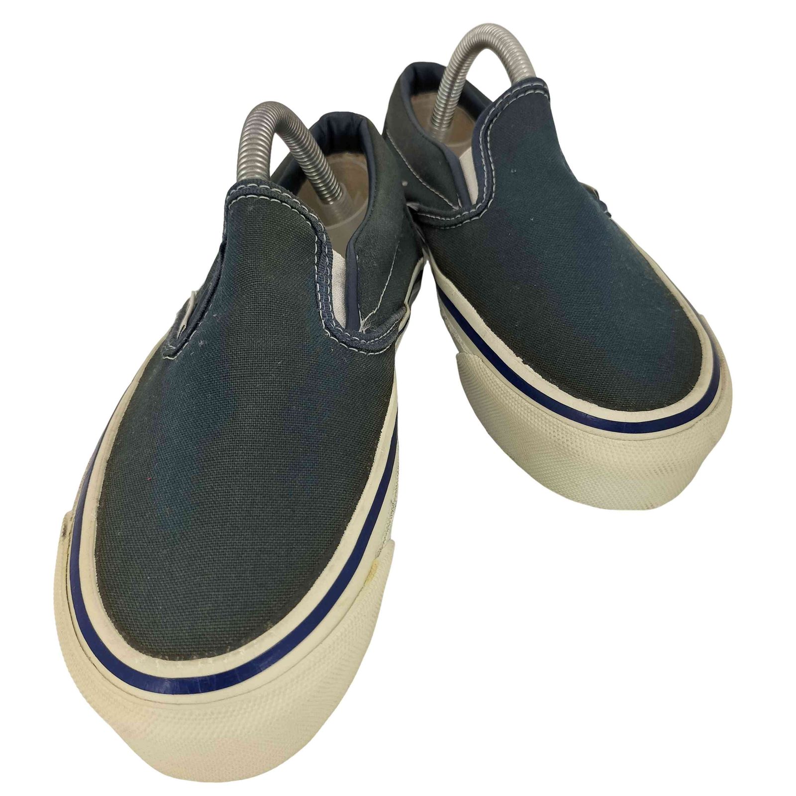 80s USA製 VANS スリッポン ガンジャ マリファナ サイドテープ レア 