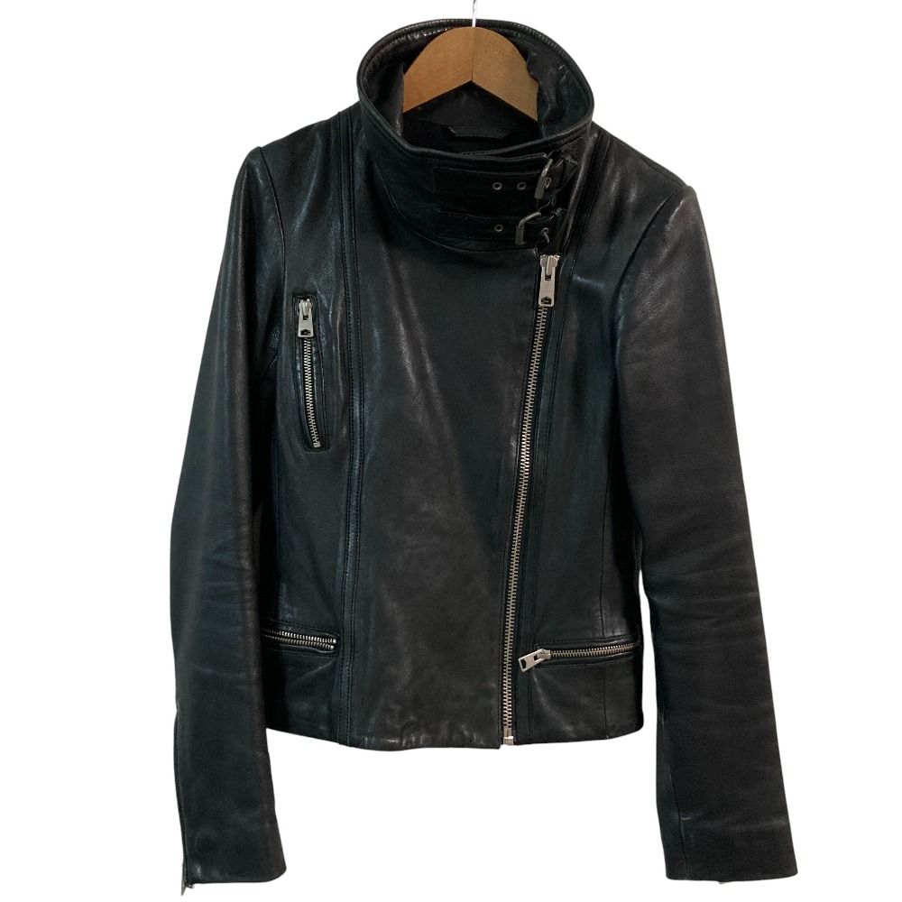 良品 ALLSAINTS オールセインツ ラムレザー ライダースジャケット