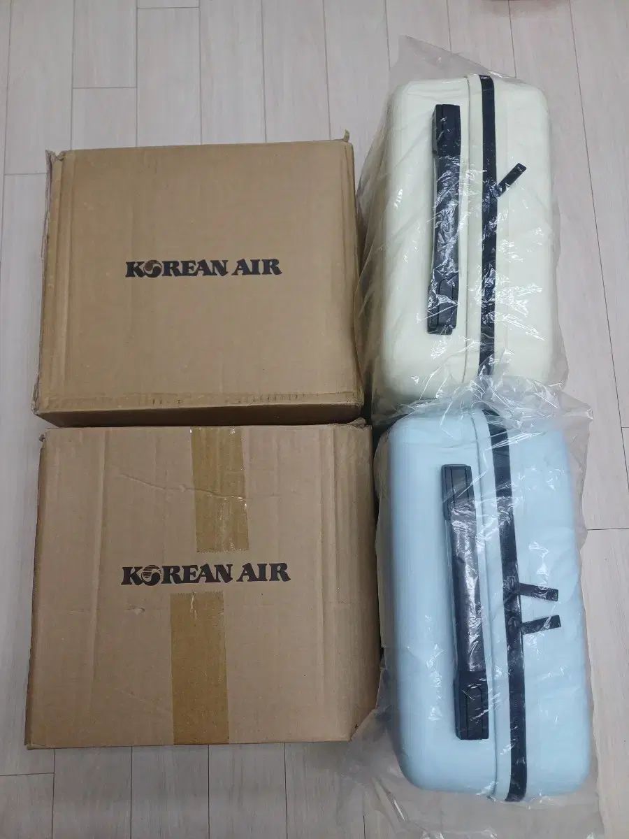 【韓国雑貨】大韓航空オリジナルミニキャリー15L✕2点 韓国雑貨】大韓航空オリジナルミニキャリー15L✕2点