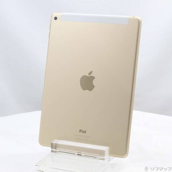〔中古品〕 iPad Air 2 16GB ゴールド MH1C2J／A au【305】