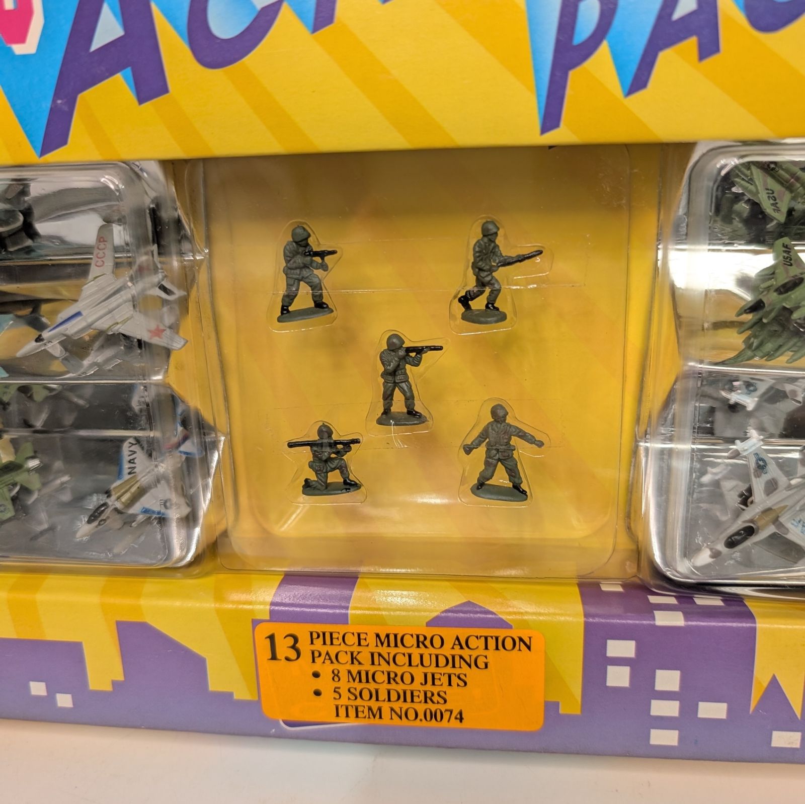 ミクロフィギュアアクション 戦闘機 当時物 MICRO ACTION PACK