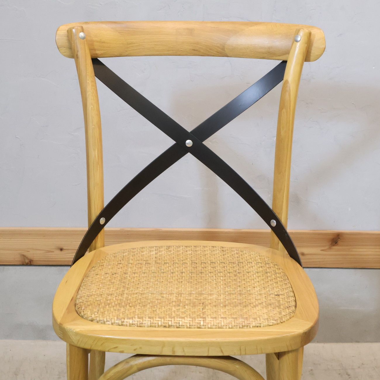 CRASH GATE クラッシュゲートX-BACK CHAIR 1脚 クロスバック ダイニングチェア ライトブラウン | 家具・インテリア