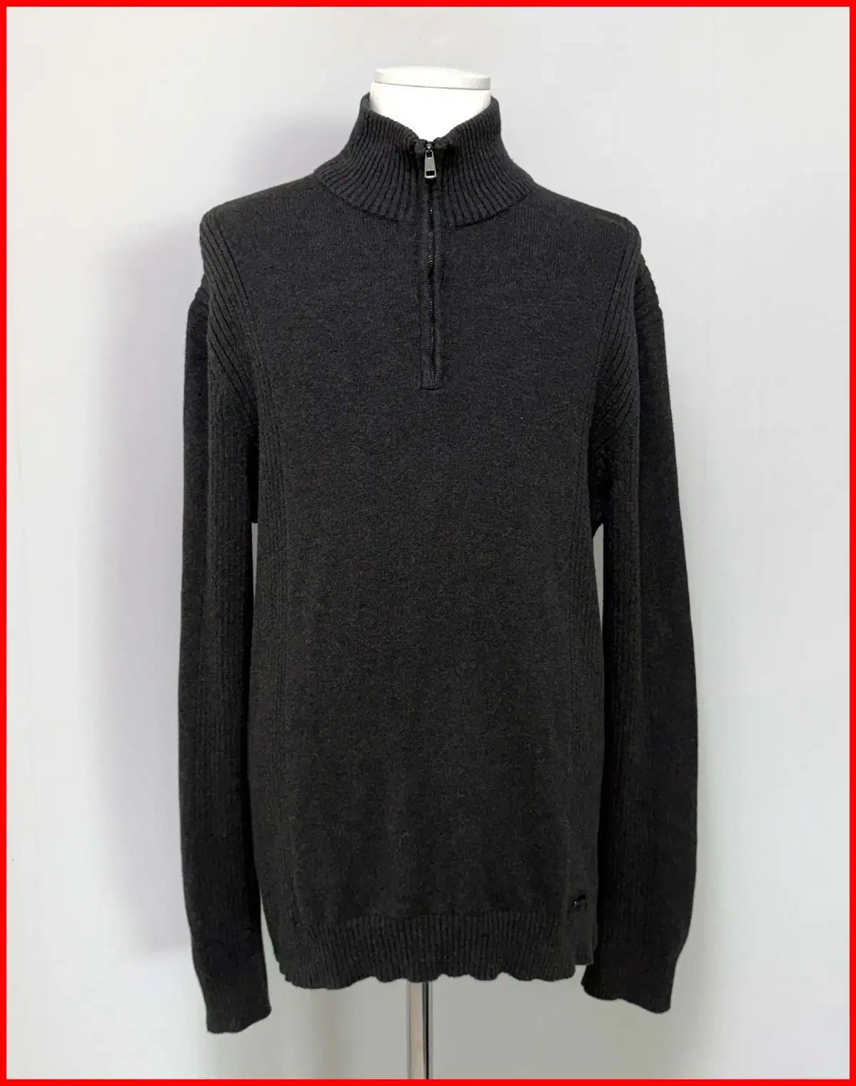 ケビンクライン / メンズ 長袖 ハーフジップ ニット / サイズ 100 / ヴィンテージ (017)