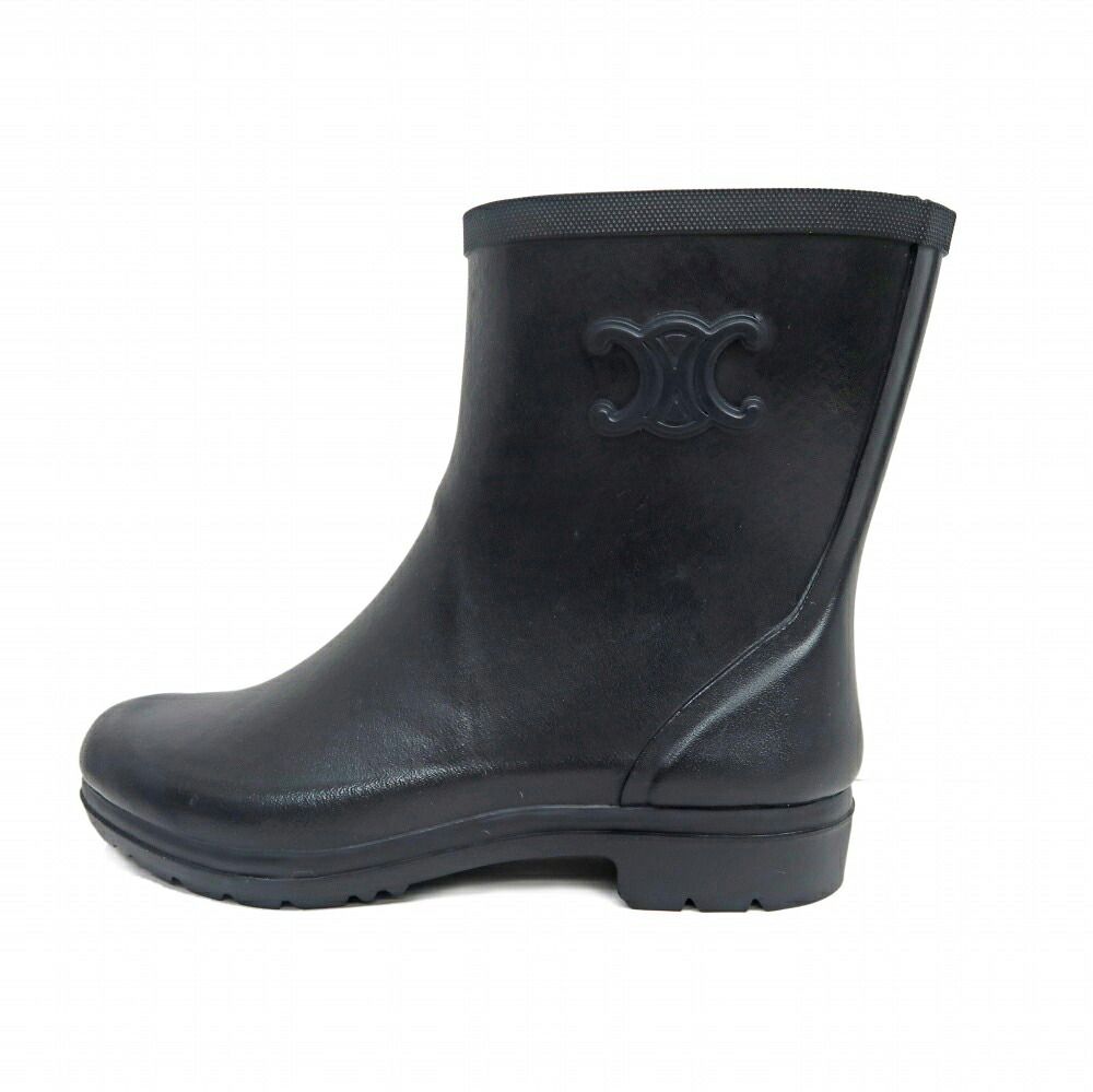 美品　CELINEセリーヌ　レインブーツ CELINE（セリーヌ） レインブーツ LES BOTTES DE PONT 345787001C.07NY