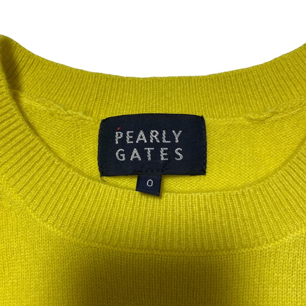 良品 PEARLY GATES パーリーゲイツ ゴルフウェア ロゴニットセーター