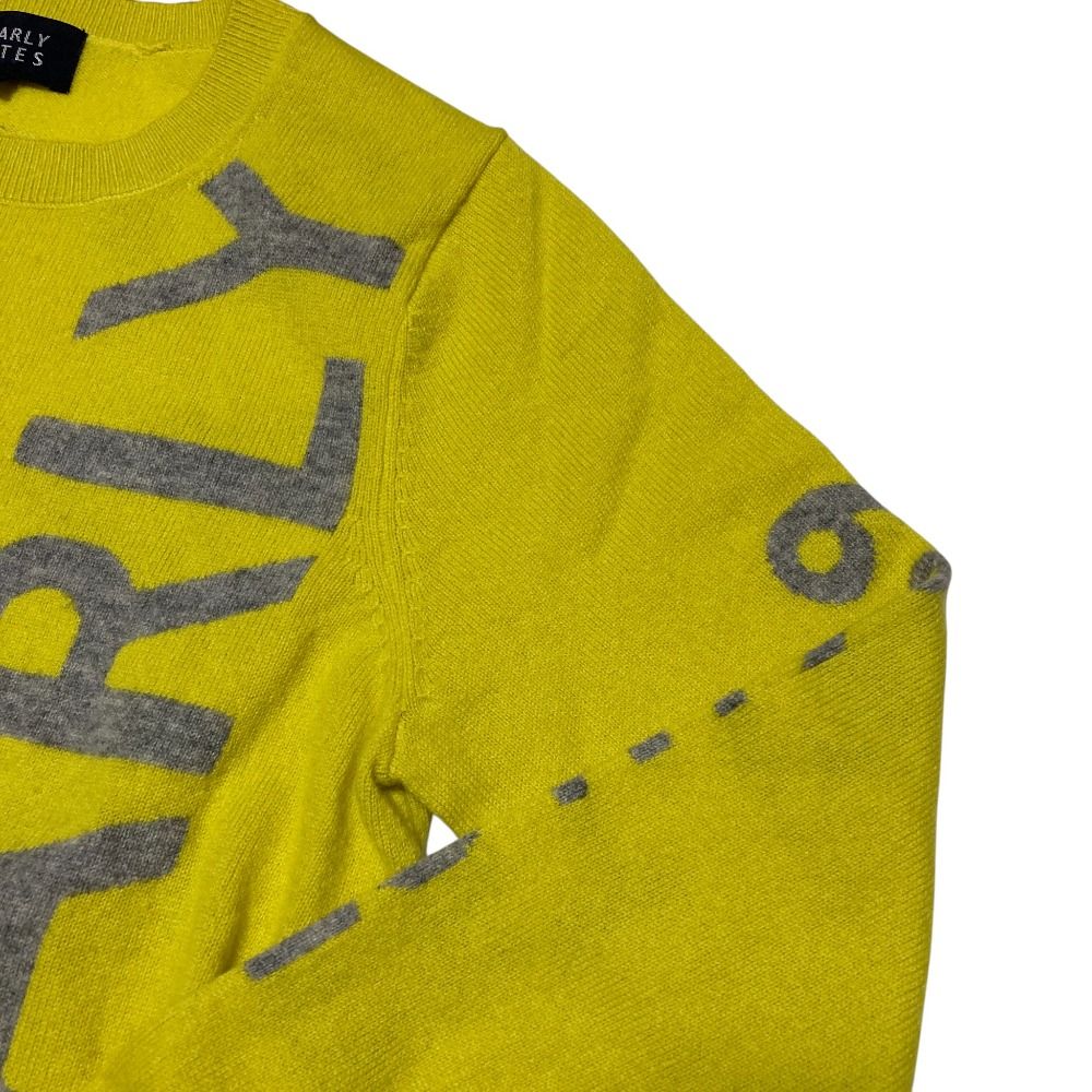 パーリーゲイツ ロゴスウェット ライムイエロー レディース1 パーリーゲイツ ロゴスウェット ライムイエロー レディース1 パーリー