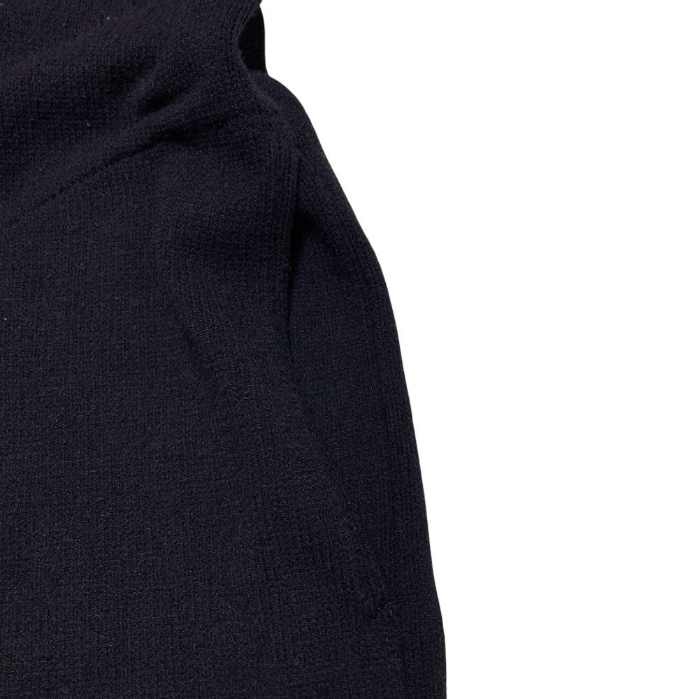 美品 FOXEY フォクシー ニット パーカー 28769 サイズ40 ネイビー