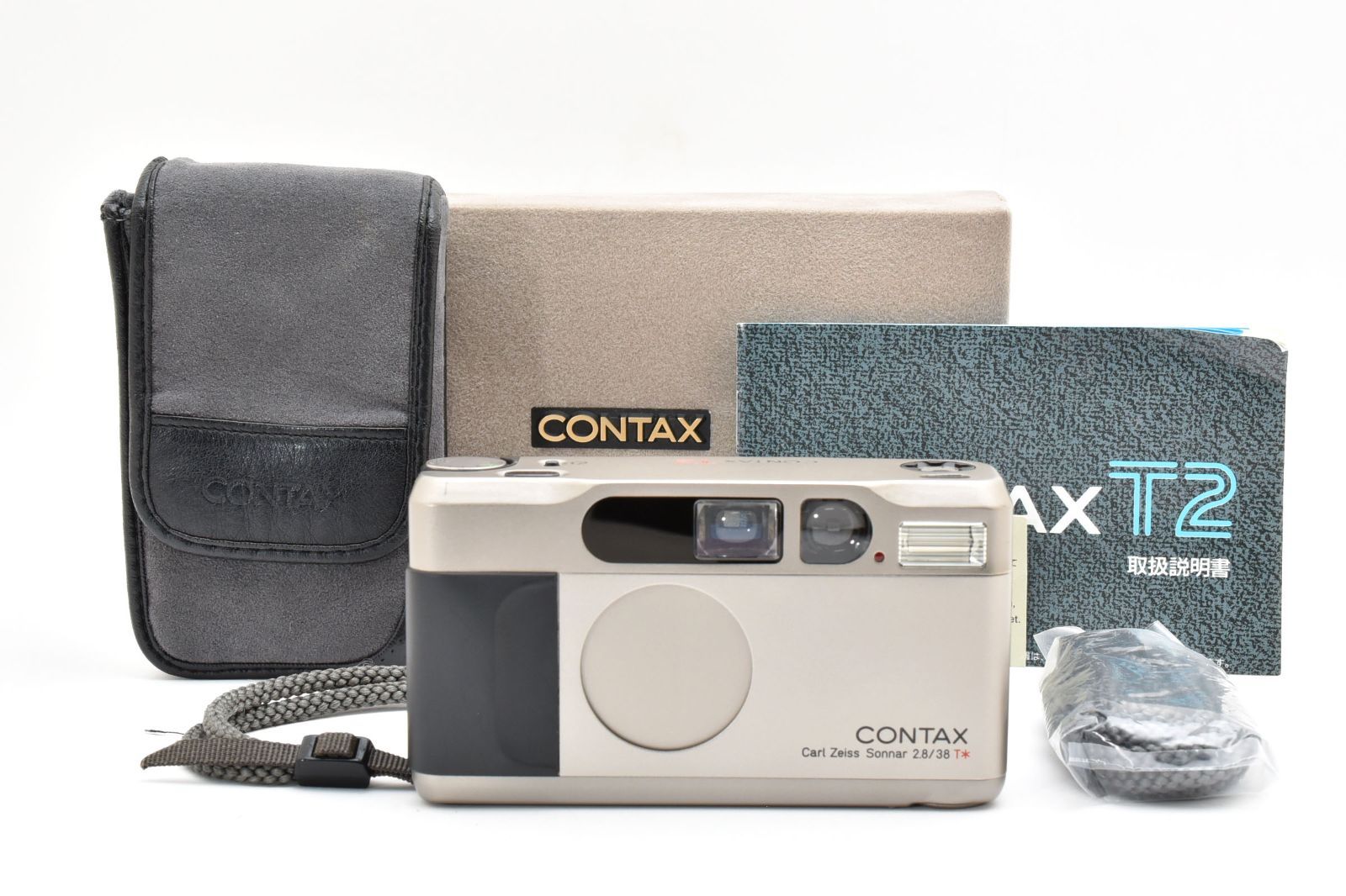□ 特上美品 □ コンタックス CONTAX T2 チタンシルバー コンパクト