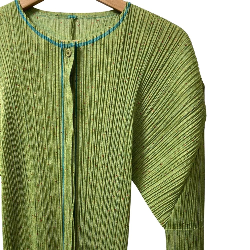 美品 PLEATS PLEASE プリーツプリーズ ツイード転写プリント