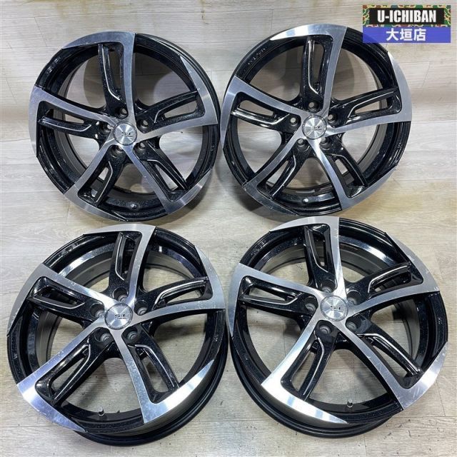 「12月26日までの限定特価！！」 プリウス インプレッサ 等 シュタイナー SF-C 7-17+48 5H100 17インチ ホイール 4本セット 002R