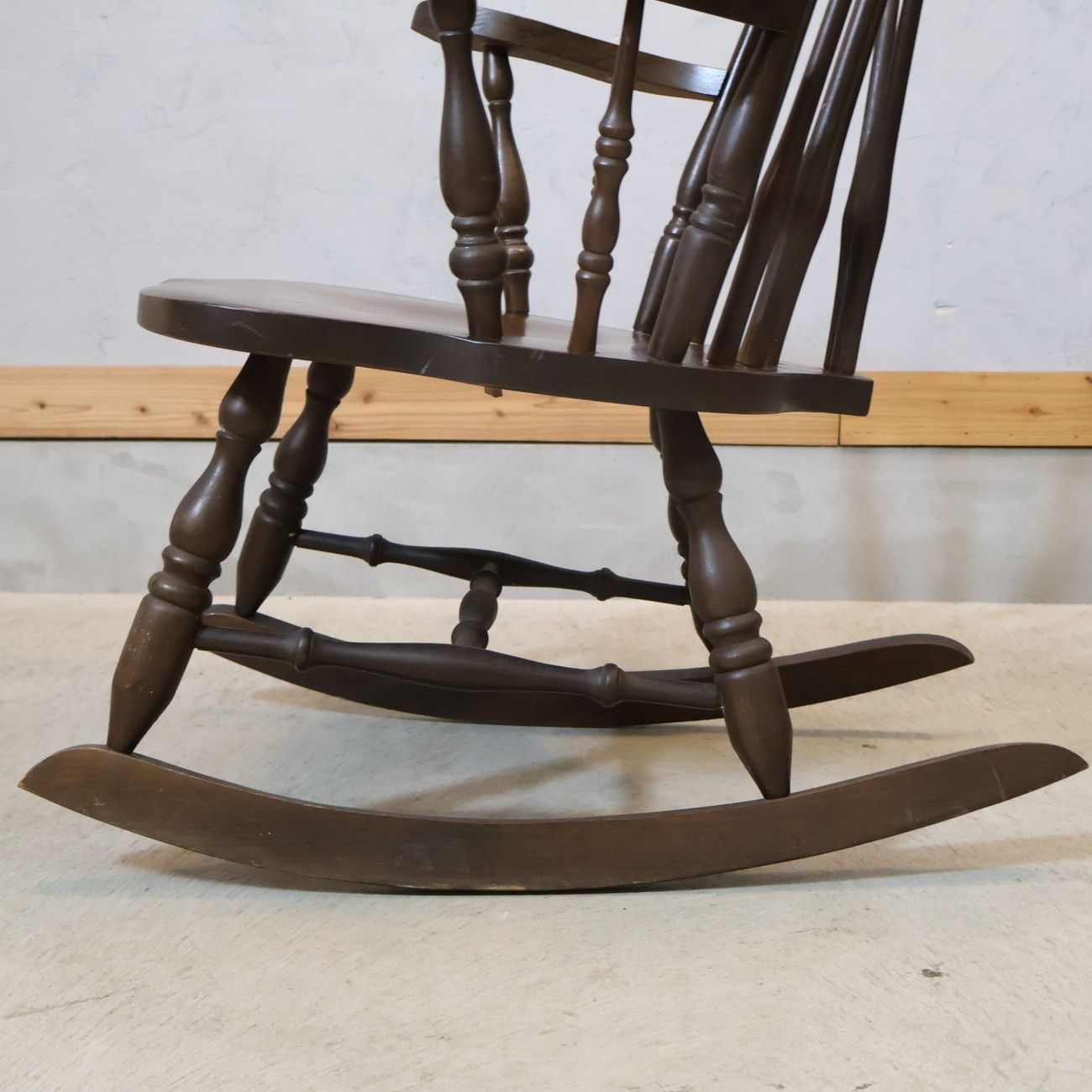 KASHIWA 柏木工 ロッキングチェア 飛騨家具 アンティーク調 揺り椅子