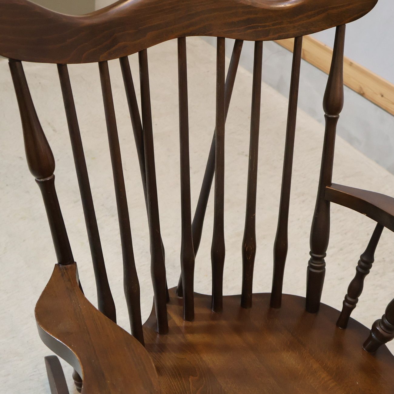 KASHIWA 柏木工 ロッキングチェア 飛騨家具 アンティーク調 揺り椅子