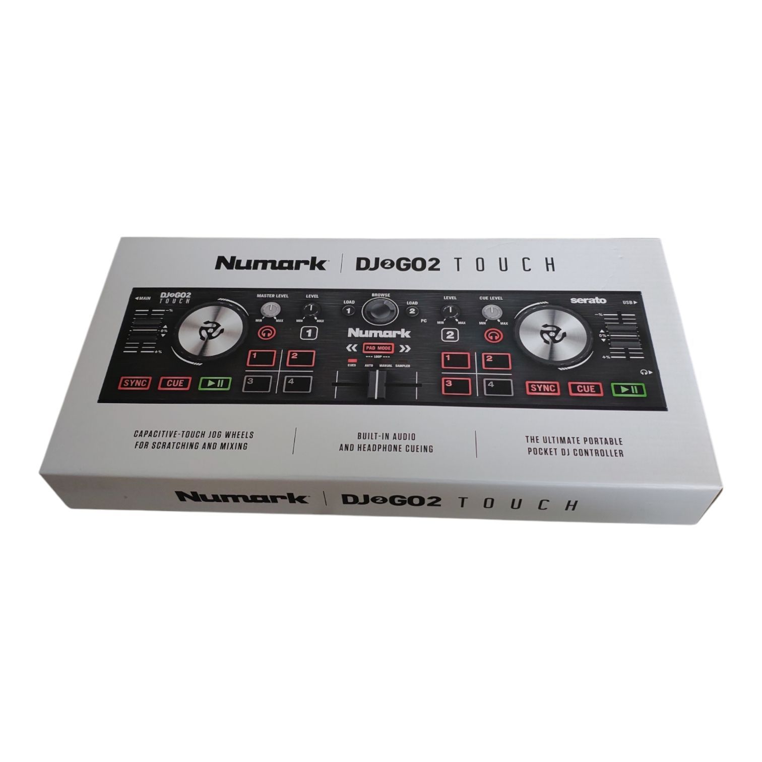 WJ166 Numark ヌマーク DJ2GO2 Touch ポケットDJコントローラー Serato