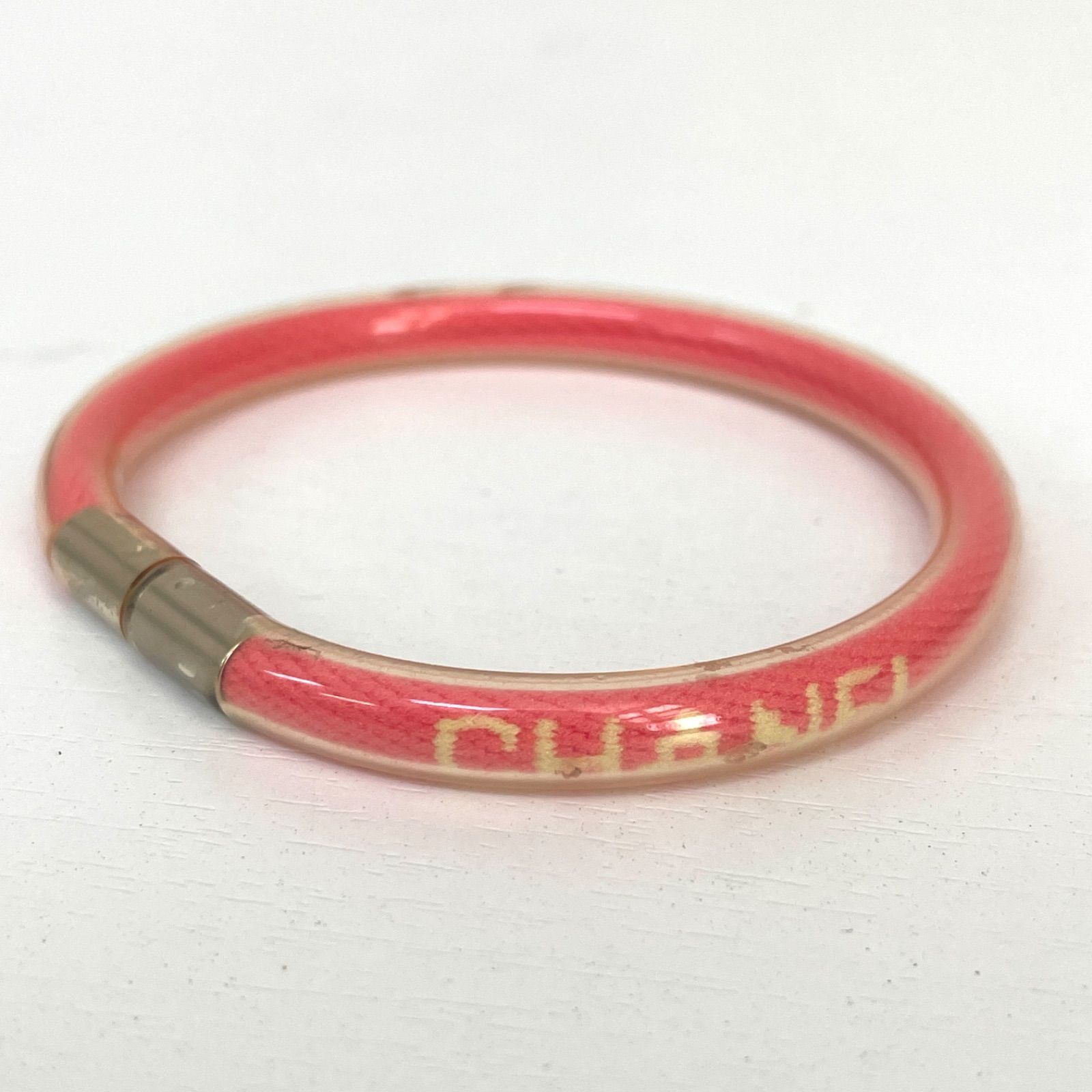 CHANEL シャネル ブレスレット スポーツライン ピンク×イエロー - メルカリ