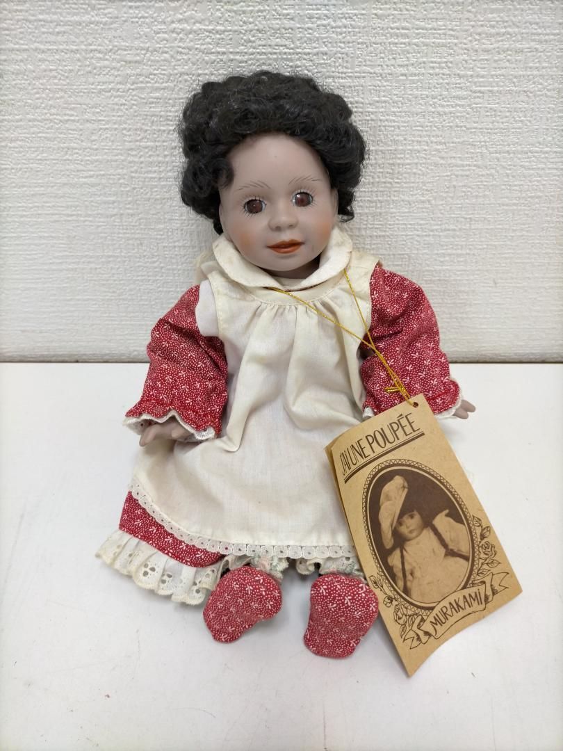 ビスクドール JAIUNE POUPEE MURAKAMI アンティーク人形 ピンク系 白