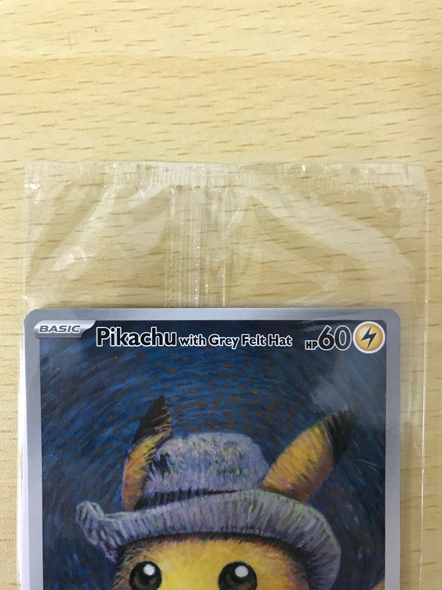 135 未開封 ポケカ ポケモンカード Pikachu with Grey Felt Hat ゴッホ