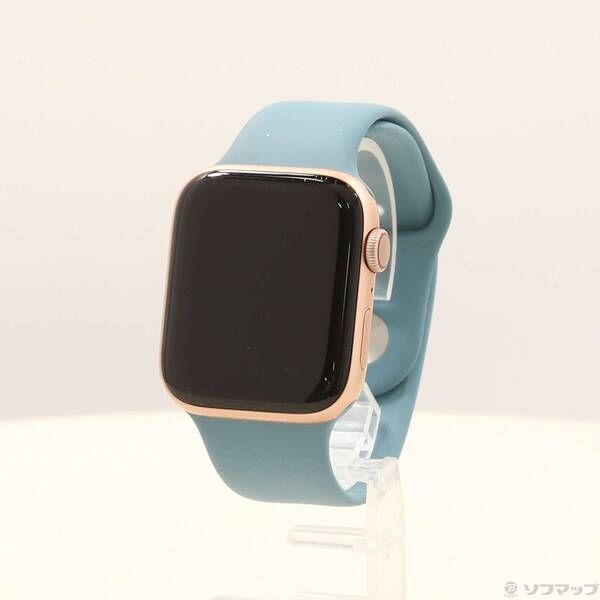 〔中古品〕 Apple Watch Series 5 GPS + Cellular 44mm ゴールドアルミニウムケース カクタススポーツバンド【344】