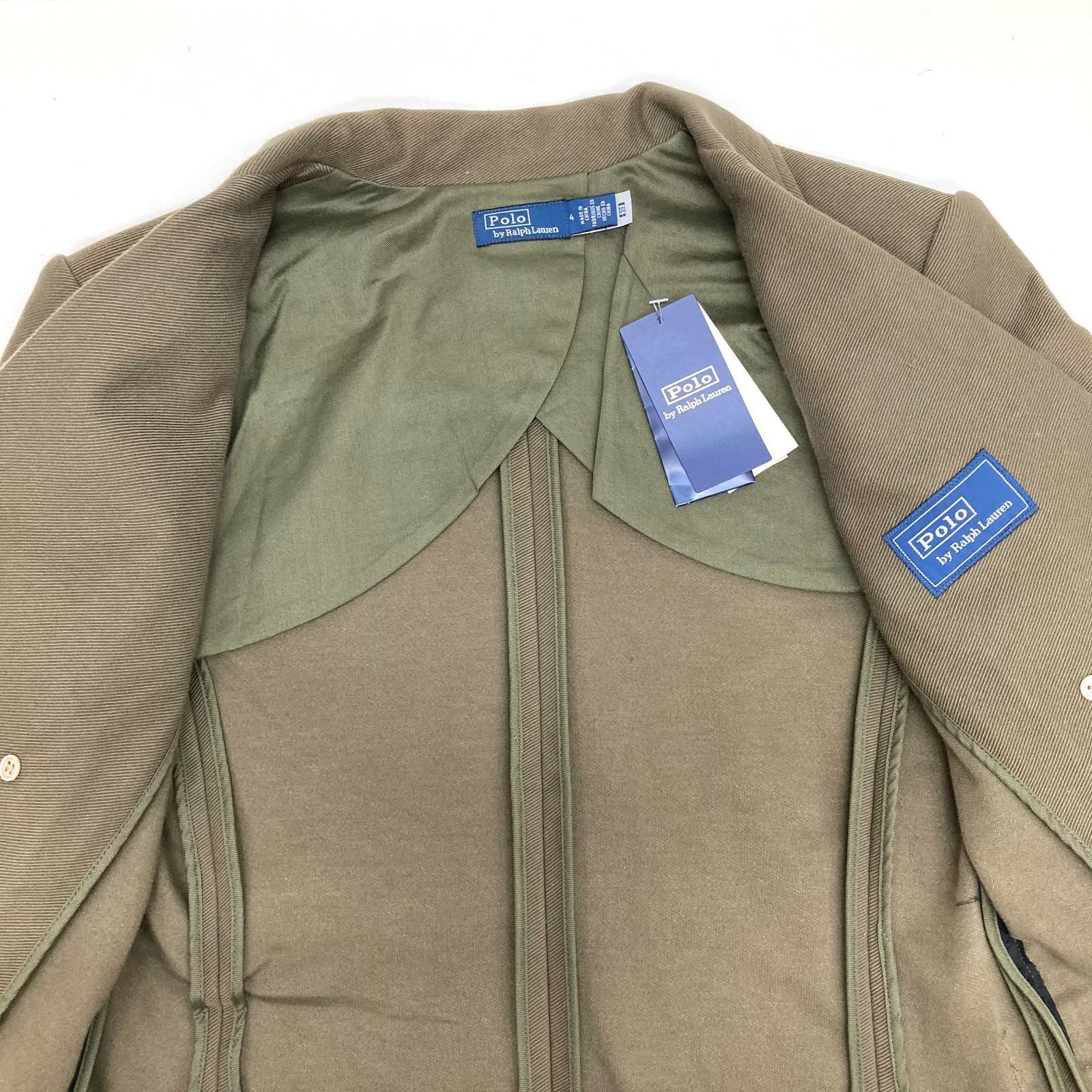 t) タグ付き未使用品 POLO RALPH LAUREN ダブルブレステッド ジャ 